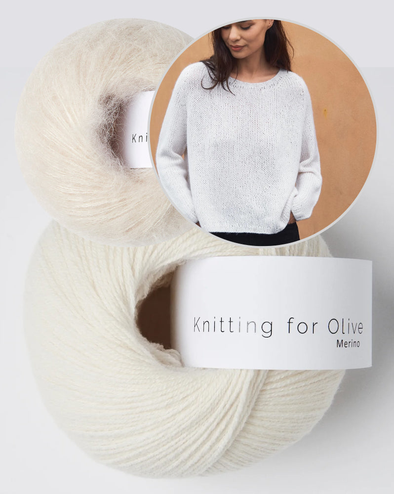 Alice Sweater Knitting for Olive mit Merino und Soft Silk Mohair 6