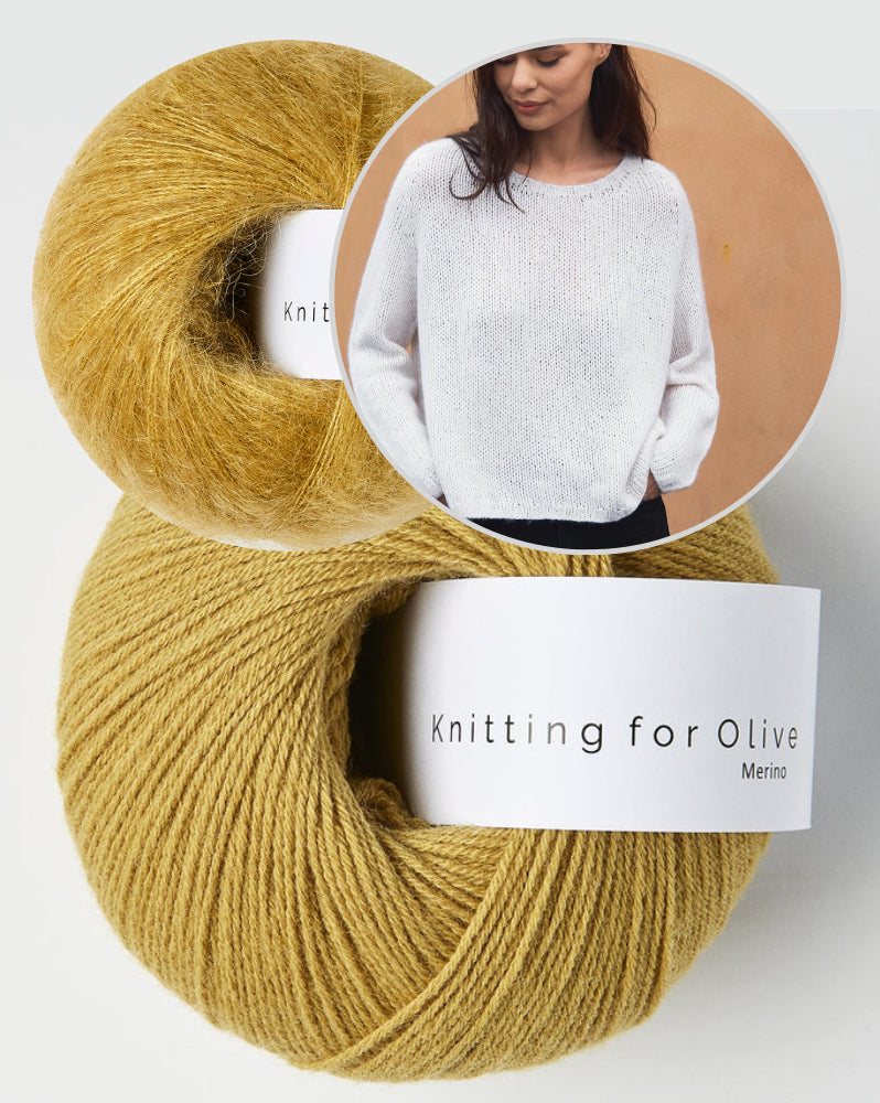 Alice Sweater Knitting for Olive mit Merino und Soft Silk Mohair 7