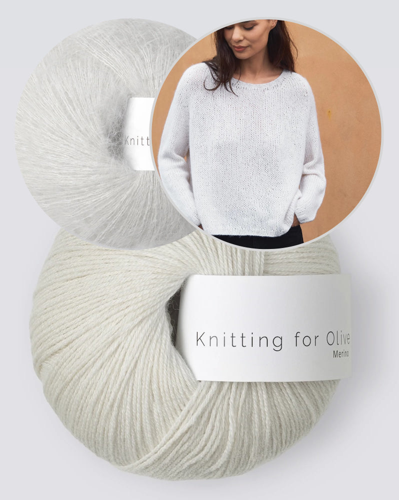 Alice Sweater Knitting for Olive mit Merino und Soft Silk Mohair 8