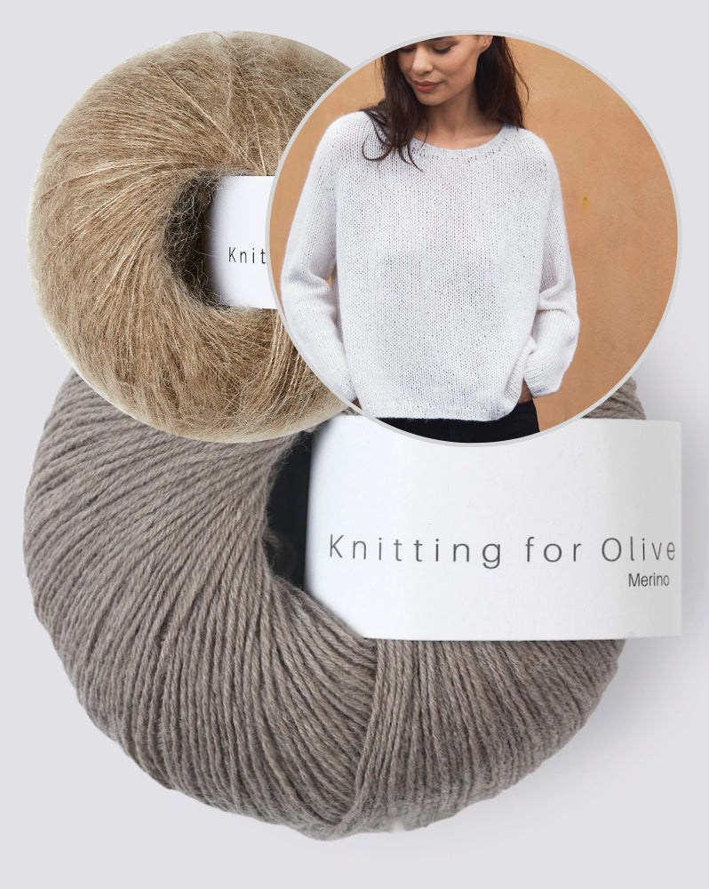 Alice Sweater Knitting for Olive mit Merino und Soft Silk Mohair 9