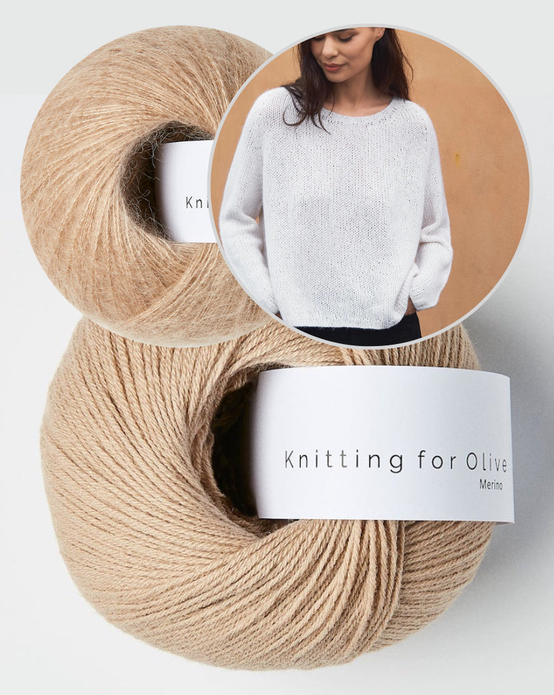 Alice Sweater Knitting for Olive mit Merino und Soft Silk Mohair 13