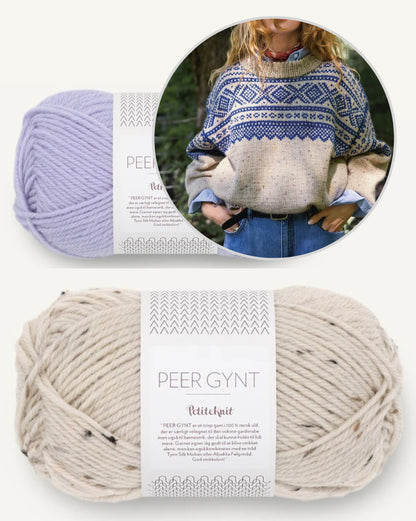 Marius Women’s Sweater | Fantastically Beautiful Norwegian Sweater with Peer Gynt by Sandnes Garn