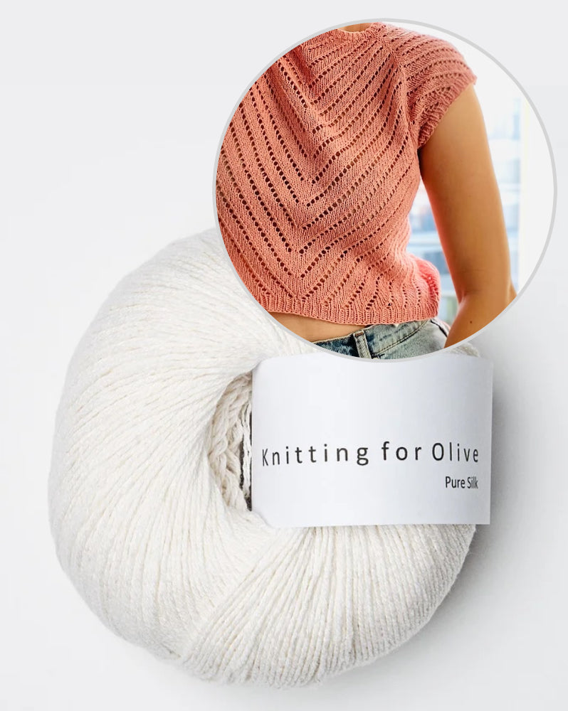 Kolibri by Johanna Amedeo Tee mit Pure Silk von Knitting for Olive 13