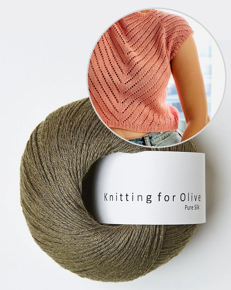 Kolibri by Johanna Amedeo Tee mit Pure Silk von Knitting for Olive 15