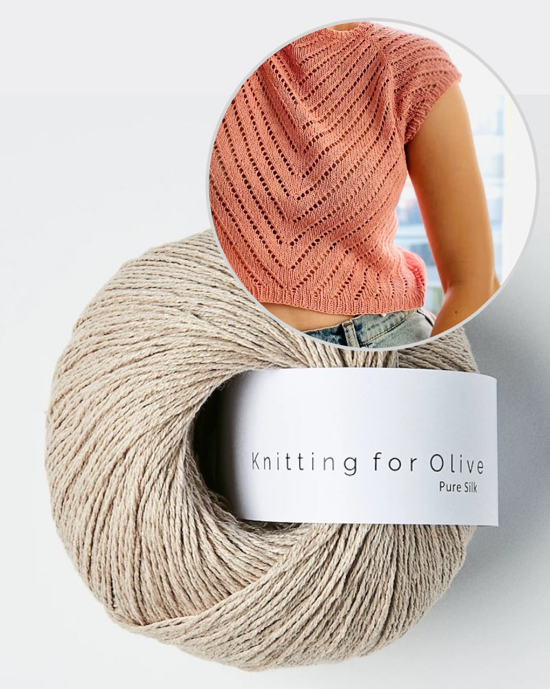 Kolibri by Johanna Amedeo Tee mit Pure Silk von Knitting for Olive 16