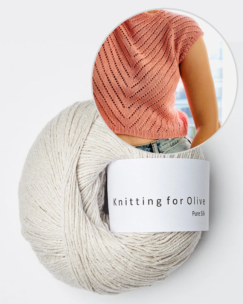 Kolibri by Johanna Amedeo Tee mit Pure Silk von Knitting for Olive 12
