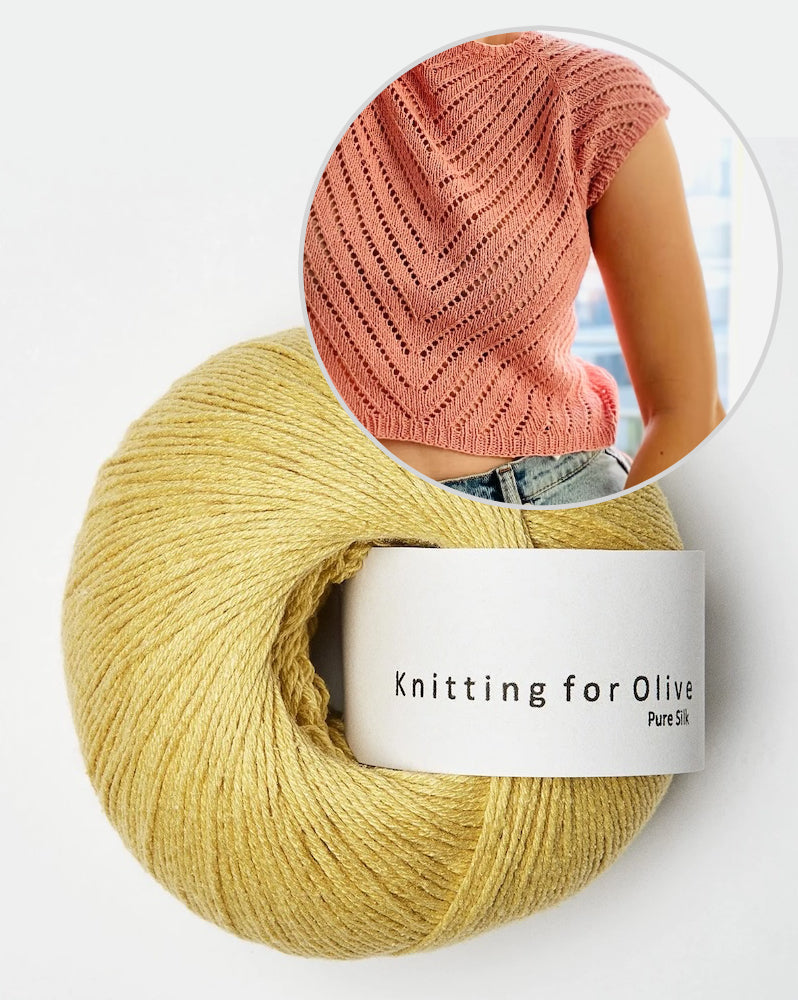 Kolibri by Johanna Amedeo Tee mit Pure Silk von Knitting for Olive 11