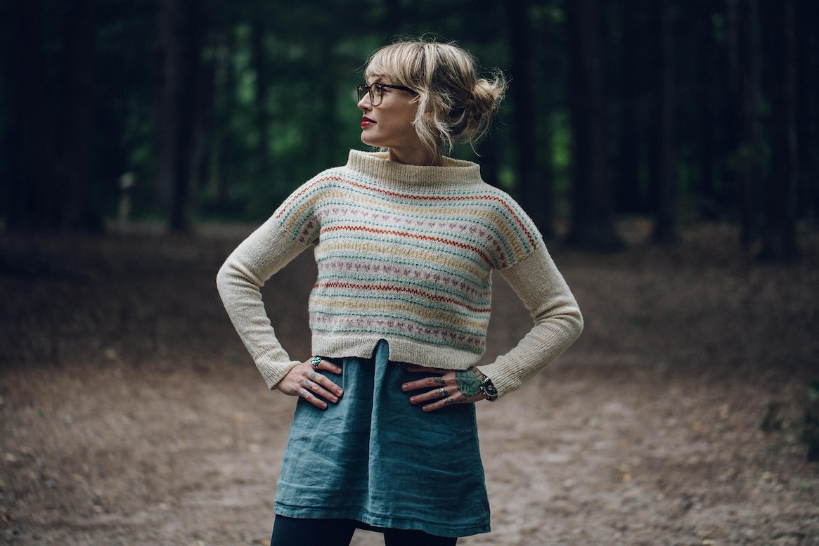  Heartstring Sweater von Andrea Mowry mit Tynn Peer Gynt von Sandnes Garn 6