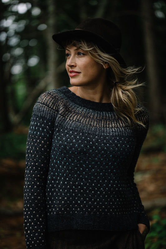 Pull Junction | pull norvégien romantique en Le Petit Lambswool de Biches & Bûches