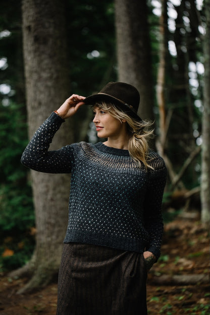Pull Junction | pull norvégien romantique en Le Petit Lambswool de Biches & Bûches