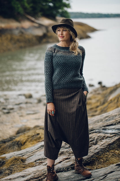Pull Junction | pull norvégien romantique en Le Petit Lambswool de Biches & Bûches
