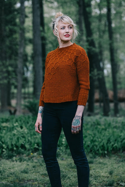 Wool and Honey Sweater von Andrea Mowry mit Sunday von Sandnes Garn 6
