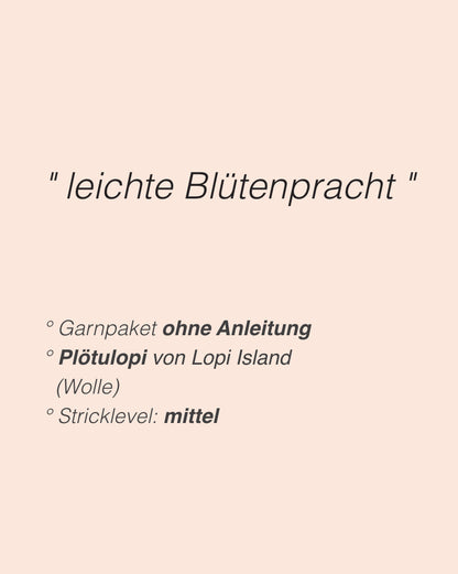 Anemone Sweater | fantastische Blüten mit Plötulopi von Lopi Island
