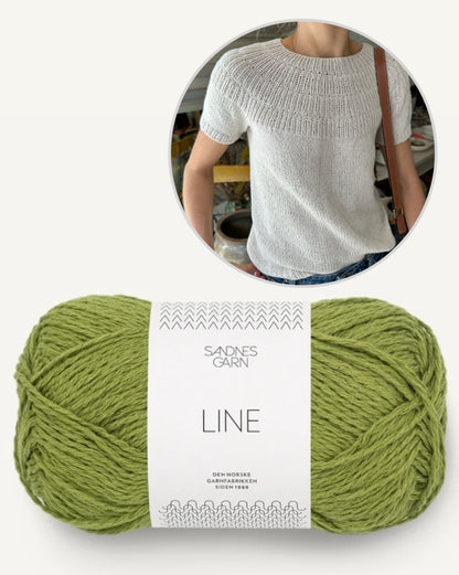 Anker Tee summer blouse | light shirt made of Line by Sandnes Garn 