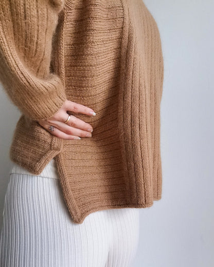 Ann-Kathrin Stoll Basic Rib Sweater mit Cool Wool und Silkhair von Lana Grossa 7