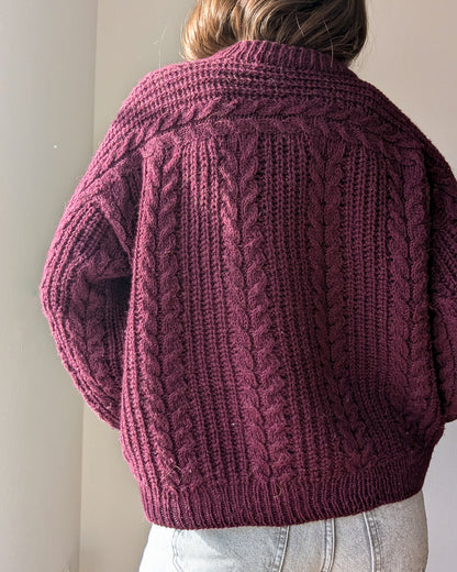 Cozycottage Sweater | oversize Zopf- und Halbpatentmuster aus Sayama von Pascuali