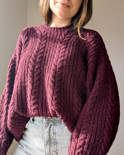 Cozycottage Sweater | oversize Zopf- und Halbpatentmuster aus Sayama von Pascuali
