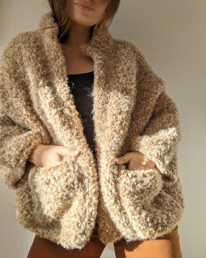 Polarteddyjacket | super Kuscheljacke aus Teddy Dear von Gepard Garn