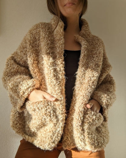 Polarteddyjacket | super Kuscheljacke aus Teddy Dear von Gepard Garn