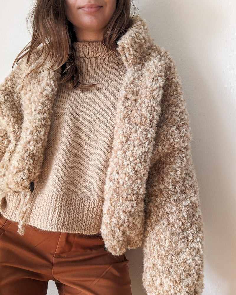 Polarteddyjacket | super Kuscheljacke aus Teddy Dear von Gepard Garn