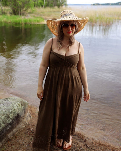 Summer Fling | fließendes Sommerkleid aus Pure Silk von Knitting for Olive