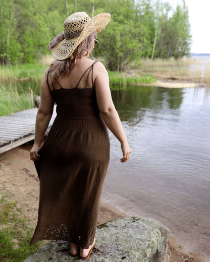 Summer Fling | fließendes Sommerkleid aus Pure Silk von Knitting for Olive