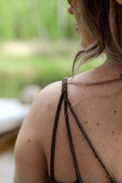 Summer Fling | fließendes Sommerkleid aus Pure Silk von Knitting for Olive