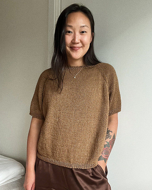 Annecy Tee von novemberknits mit Duo von Sandnes Garn 6