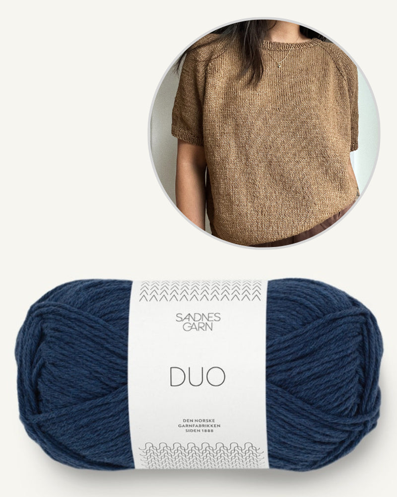 Annecy Tee von novemberknits mit Duo von Sandnes Garn 10