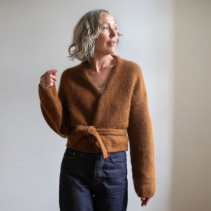 Fold Wrap | feminine Wickeljacke aus Atlas und Tynn Silk Mohair von Sandnes Garn