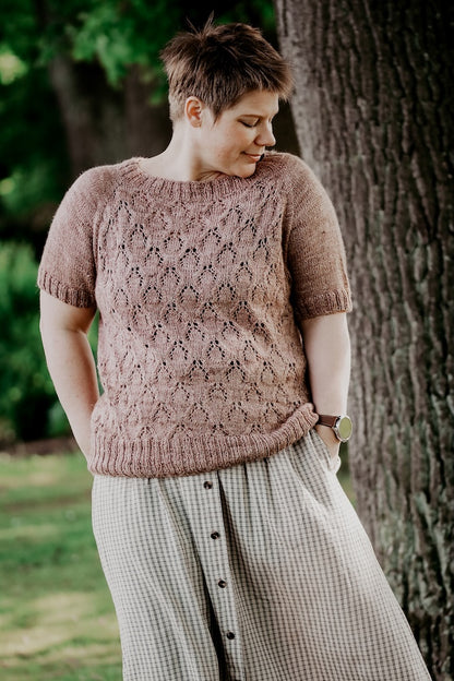 Lysande Tee | leichtes Shirt mit edlem Lochmuster aus Sole von Pascuali