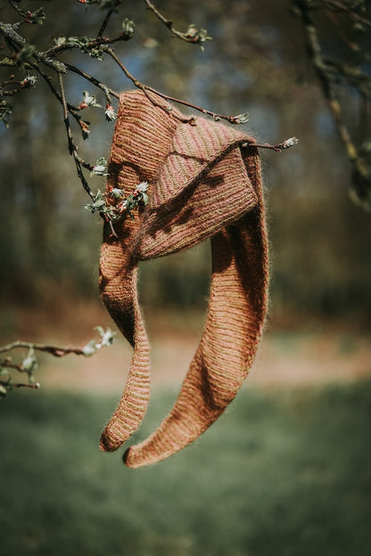 Apple Blossom Scarf | feine Streifen aus Sunday und Tynn Silk Mohair von Sandnes Garn