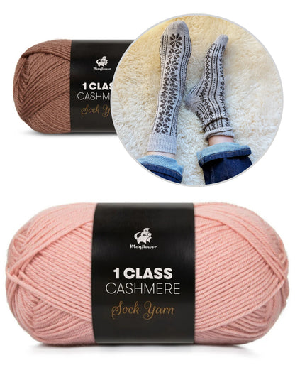 Apricity Socks | Liebesbrief an den Winter aus 1 Class Cashmere von Mayflower Denmark