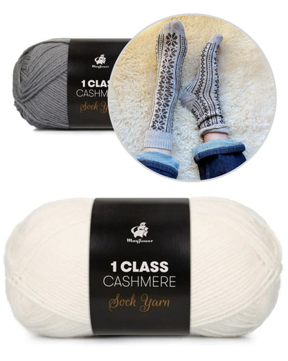 Apricity Socks | Liebesbrief an den Winter aus 1 Class Cashmere von Mayflower Denmark