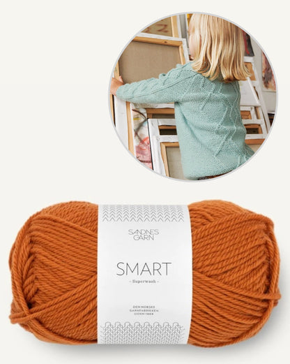 Aran Pullover Kids | mit Gratisanleitung aus Smart von Sandnes Garn