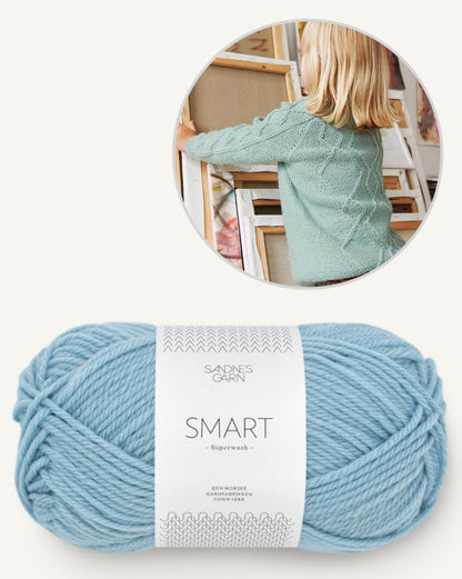 Aran Pullover Kids | mit Gratisanleitung aus Smart von Sandnes Garn
