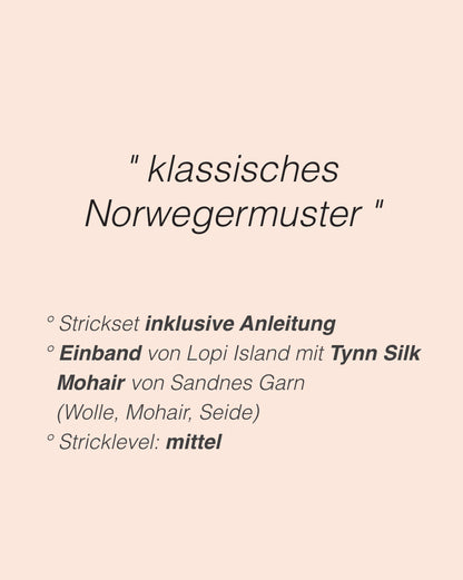 Arctic Sun Socks | Norweger-Socken aus Einband von Lopi Island und Tynn Silk Mohair von Sandnes