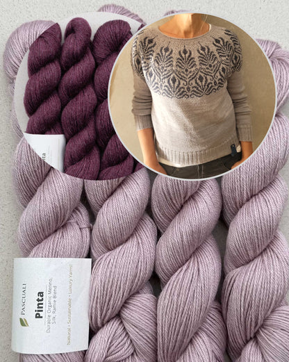 Art Deko Sweater | kunstvolles Muster aus Pinta von Pascuali