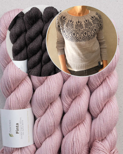 Art Deko Sweater | kunstvolles Muster aus Pinta von Pascuali