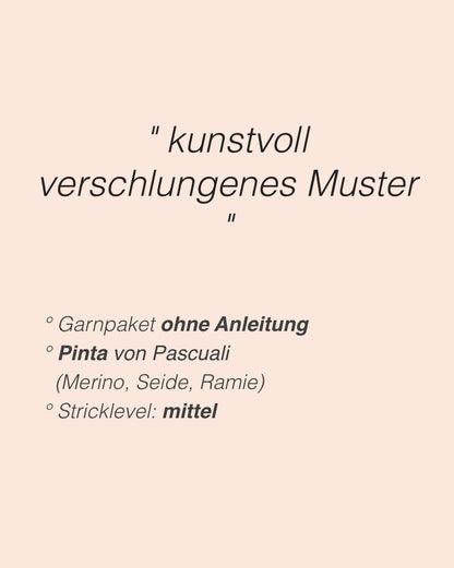 Art Deko Sweater | kunstvolles Muster aus Pinta von Pascuali