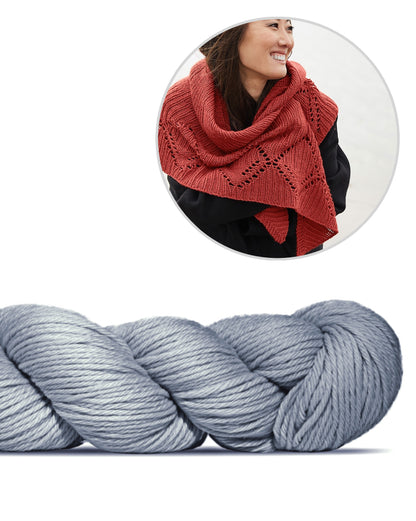 Ating | lõdvestunud muster Rosy Green Wooli Big Merino Hugi lõngast
