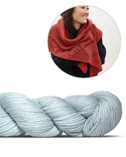 Ating | lõdvestunud muster Rosy Green Wooli Big Merino Hugi lõngast