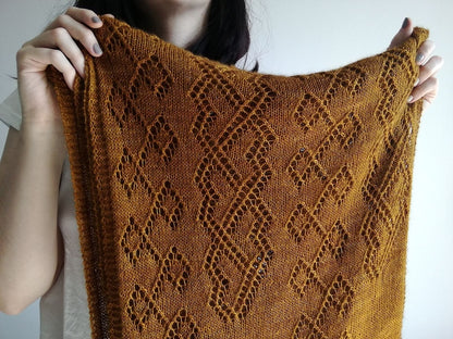 Lucarne Scarf | feines Lacemuster - super weich aus Alpaca Lace von Pascuali