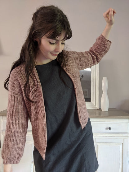 Cervion Cardigan | lässige Jacke aus Cheeky Merino Joy von Rosy Green Wool