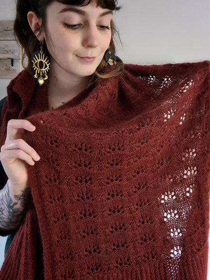 Hornet Scarf | fantastisches Muster aus Merino und Soft Silk Mohair von Knitting for Olive