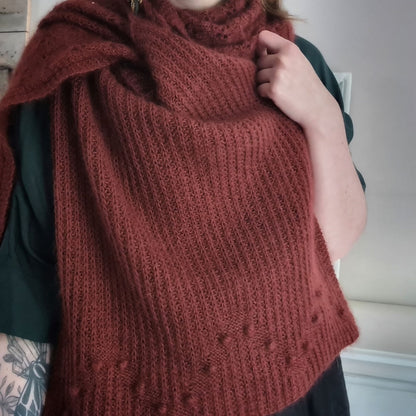 Hornet Scarf | fantastisches Muster aus Merino und Soft Silk Mohair von Knitting for Olive