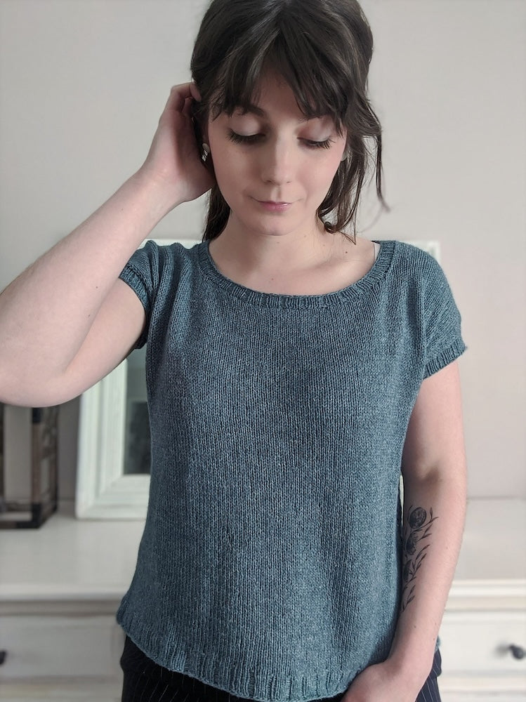 Audrey Borrego Xyris Shirt mit Ecopuno von Lana Grossa 3