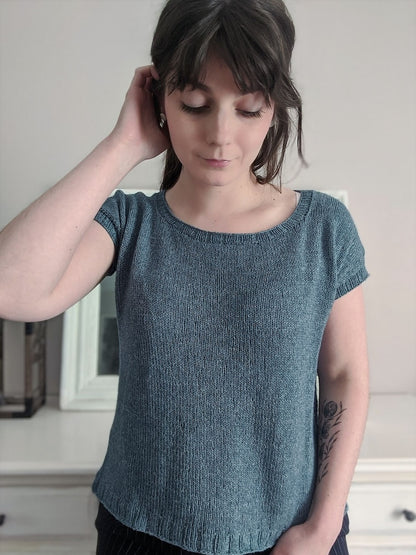 Audrey Borrego Xyris Shirt mit Ecopuno von Lana Grossa 3