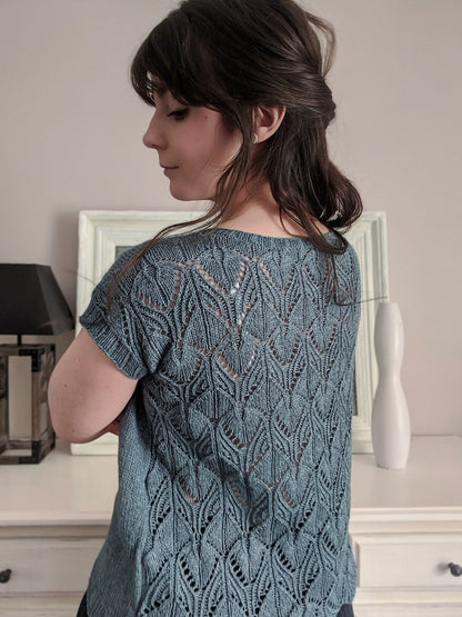 Audrey Borrego Xyris Shirt mit Ecopuno von Lana Grossa 4