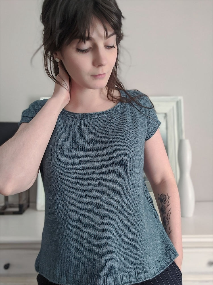 Audrey Borrego Xyris Shirt mit Ecopuno von Lana Grossa 5